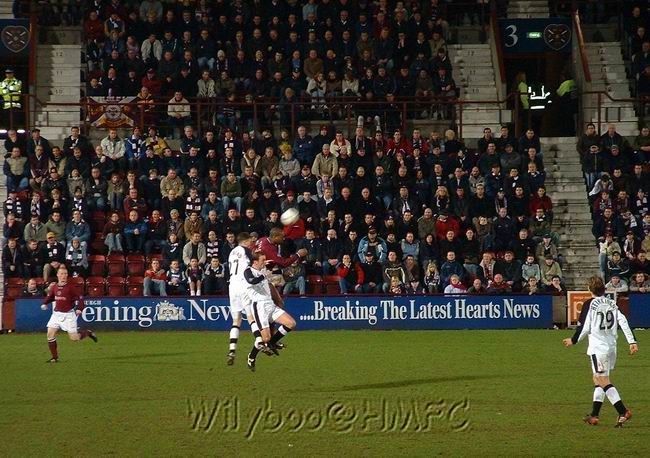 Wed 11 Feb 2004  Hearts 1  Aberdeen 0 