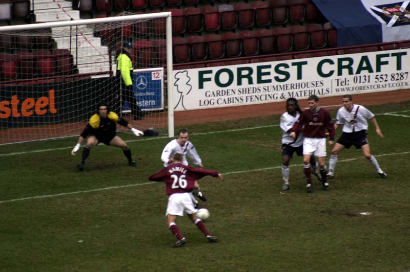 Sat 27 Mar 2004  Hearts 3  Dundee 1 