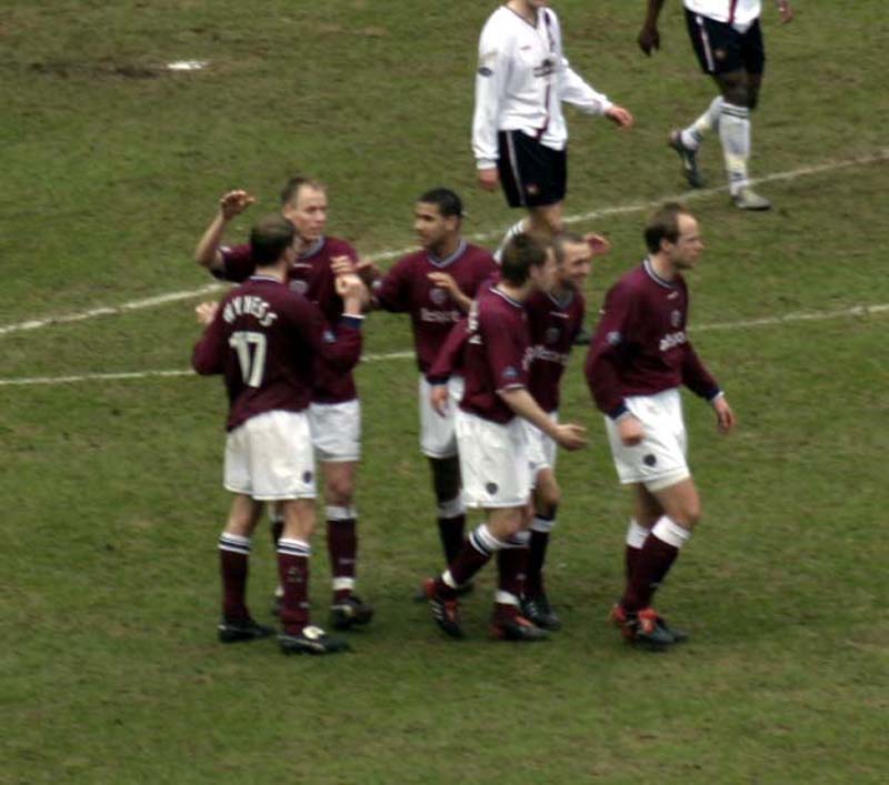 Sat 27 Mar 2004  Hearts 3  Dundee 1 