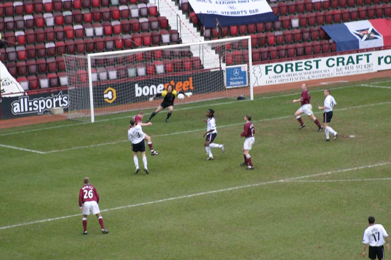 Sat 27 Mar 2004  Hearts 3  Dundee 1 