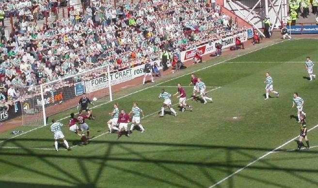 Sun 25 Apr 2004  Hearts 1  Celtic 1 