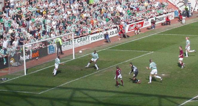 Sun 25 Apr 2004  Hearts 1  Celtic 1 