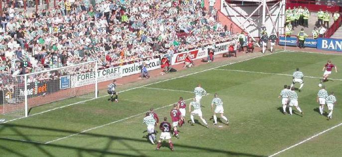 Sun 25 Apr 2004  Hearts 1  Celtic 1 