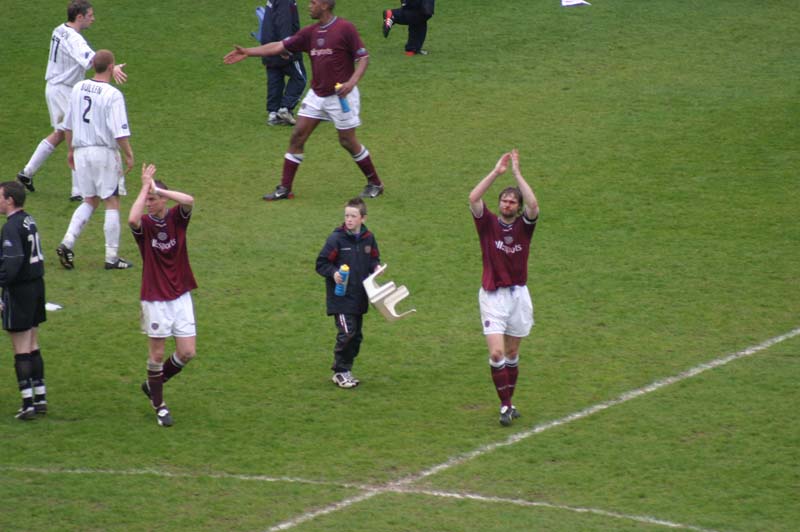 Sat 08 May 2004  Hearts 2  Dunfermline Athletic 1 