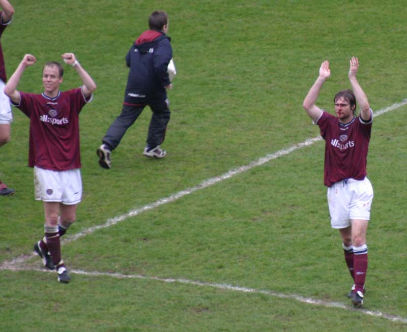 Sat 08 May 2004  Hearts 2  Dunfermline Athletic 1 