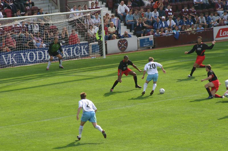 Sat 31 Jul 2004  Hearts 0  Fulham 2 