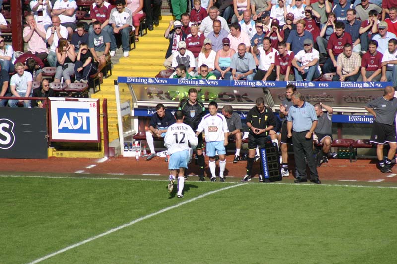 Sat 21 Aug 2004  Hearts 3  Kilmarnock 0 