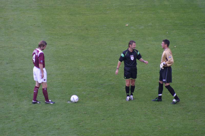 Sat 21 Aug 2004  Hearts 3  Kilmarnock 0 