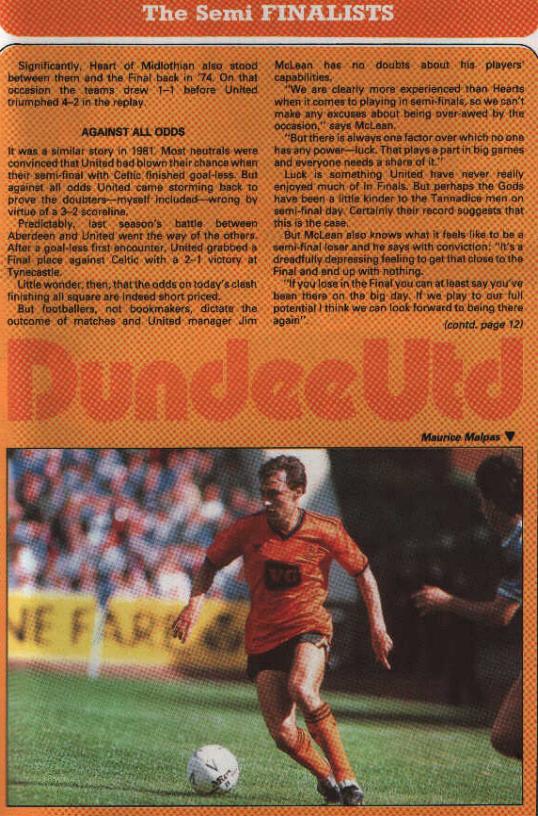 Sat 05 Apr 1986  Hearts 1  Dundee United 0 