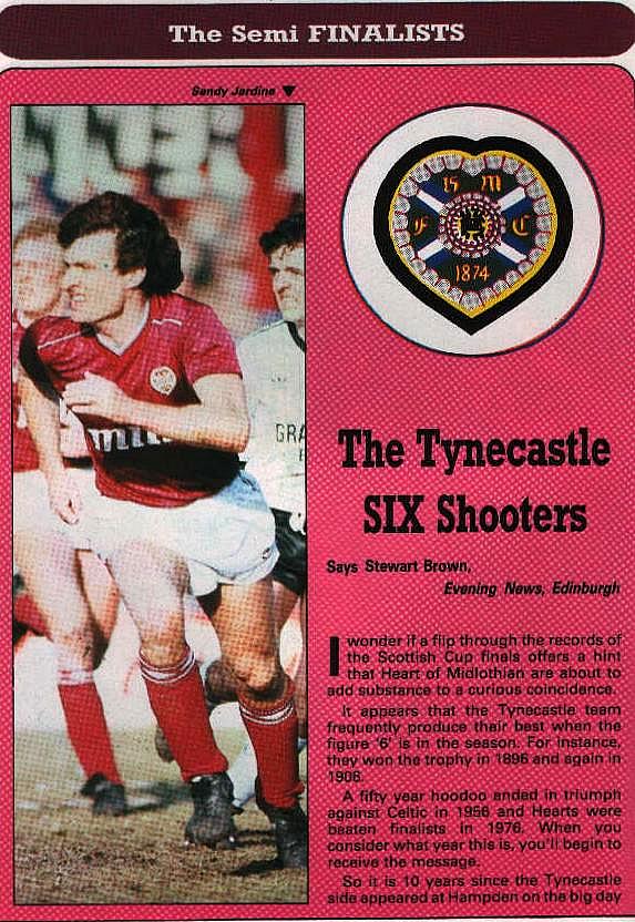 Sat 05 Apr 1986  Hearts 1  Dundee United 0 