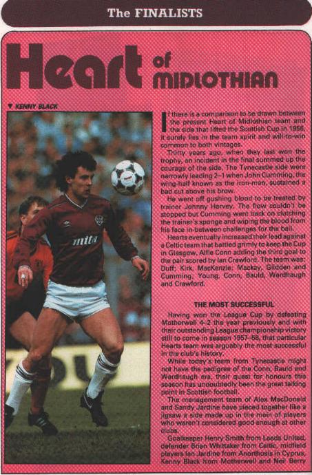 Sat 10 May 1986  Hearts 0  Aberdeen 3 