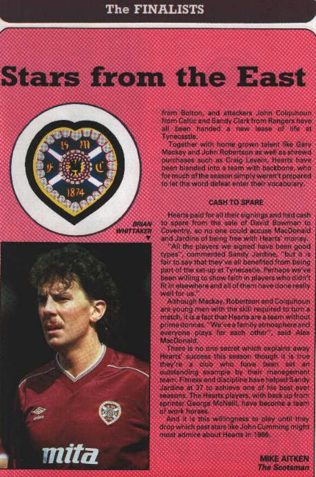 Sat 10 May 1986  Hearts 0  Aberdeen 3 