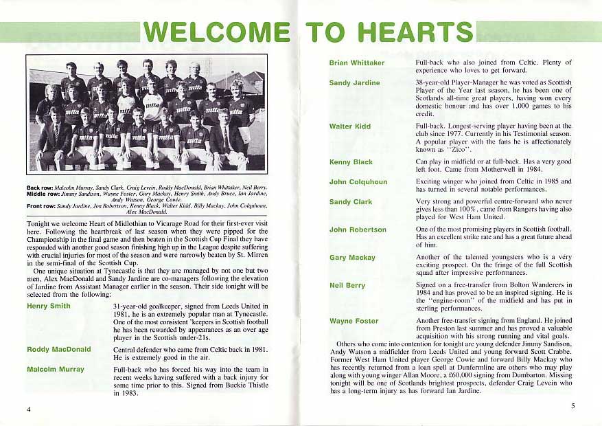 Tue 12 May 1987  Watford 4  Hearts 3 