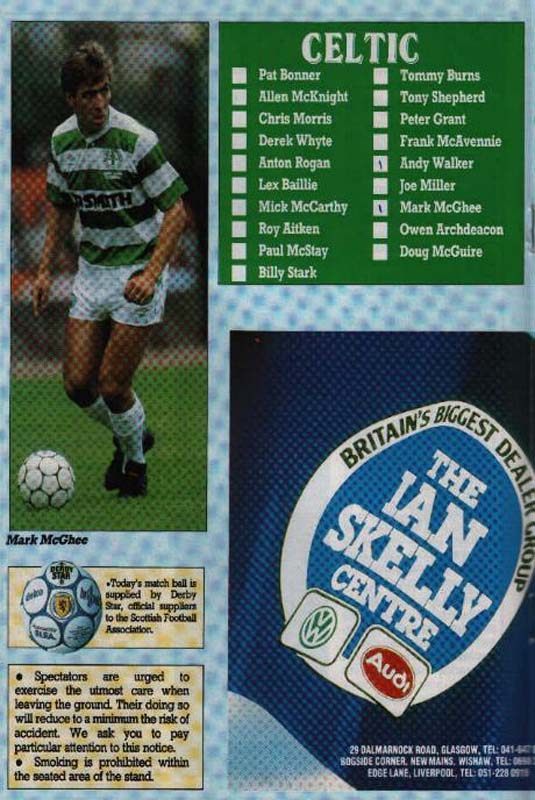 Sat 09 Apr 1988  Hearts 1  Celtic 2 