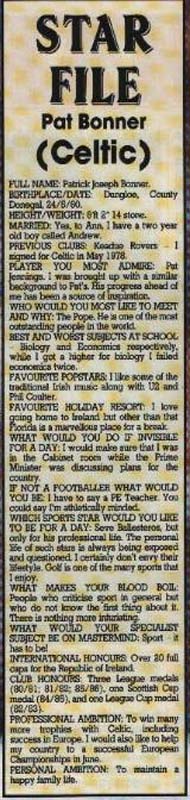 Sat 09 Apr 1988  Hearts 1  Celtic 2 