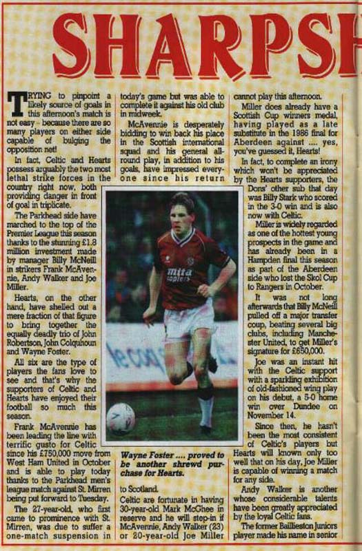 Sat 09 Apr 1988  Hearts 1  Celtic 2 