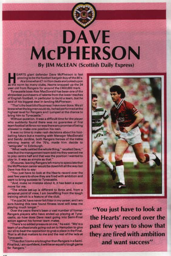 Wed 21 Sep 1988  Hearts 0  Rangers 3 