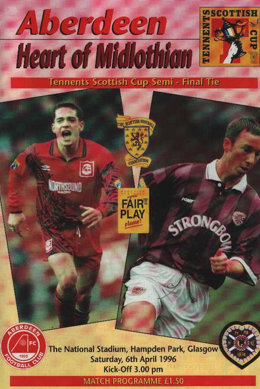 Sat 06 Apr 1996  Hearts 2  Aberdeen 1 