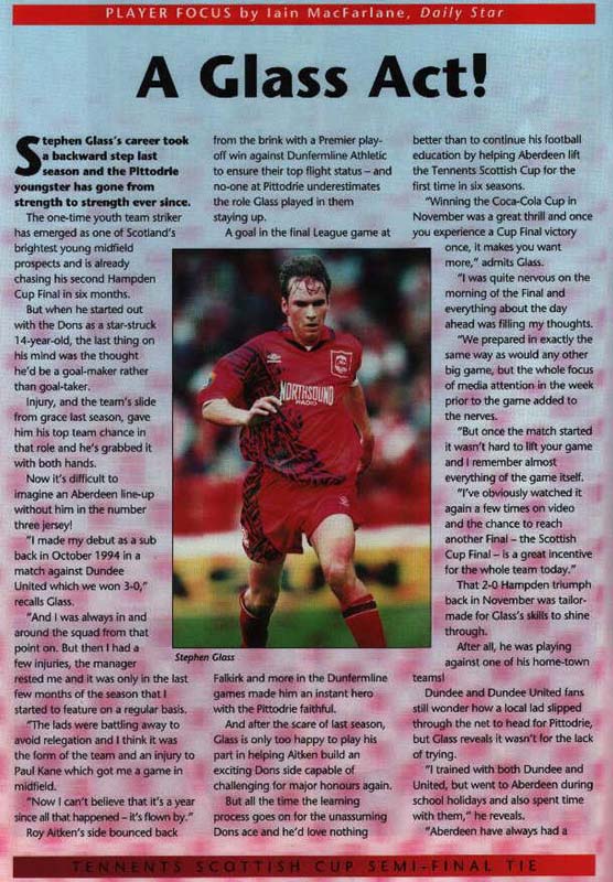 Sat 06 Apr 1996  Hearts 2  Aberdeen 1 