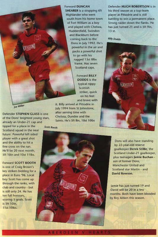 Sat 06 Apr 1996  Hearts 2  Aberdeen 1 