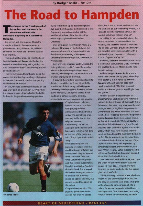 Sat 18 May 1996  Hearts 1  Rangers 5 