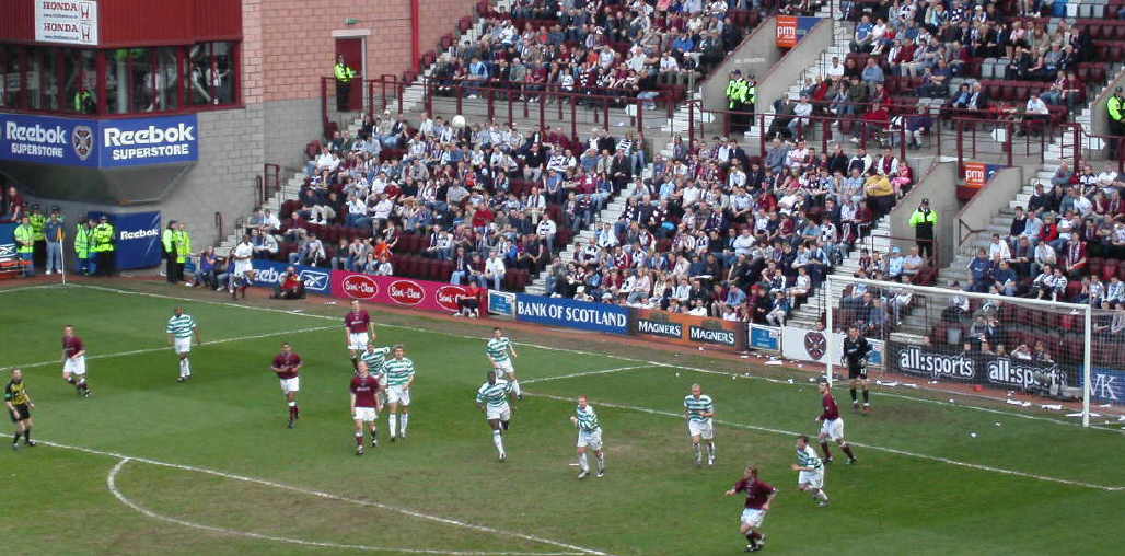 Sun 25 Apr 2004  Hearts 1  Celtic 1 