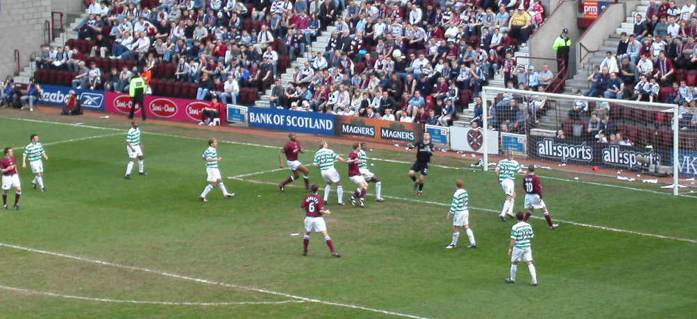 Sun 25 Apr 2004  Hearts 1  Celtic 1 