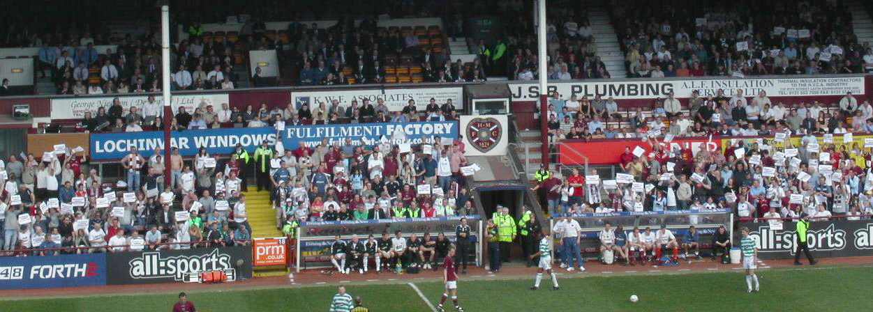 Sun 25 Apr 2004  Hearts 1  Celtic 1 