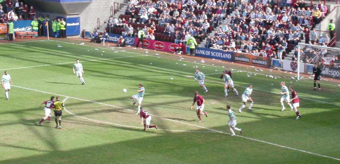 Sun 25 Apr 2004  Hearts 1  Celtic 1 