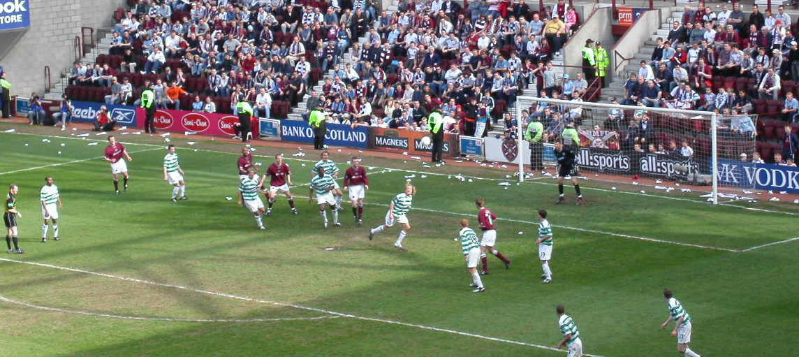 Sun 25 Apr 2004  Hearts 1  Celtic 1 