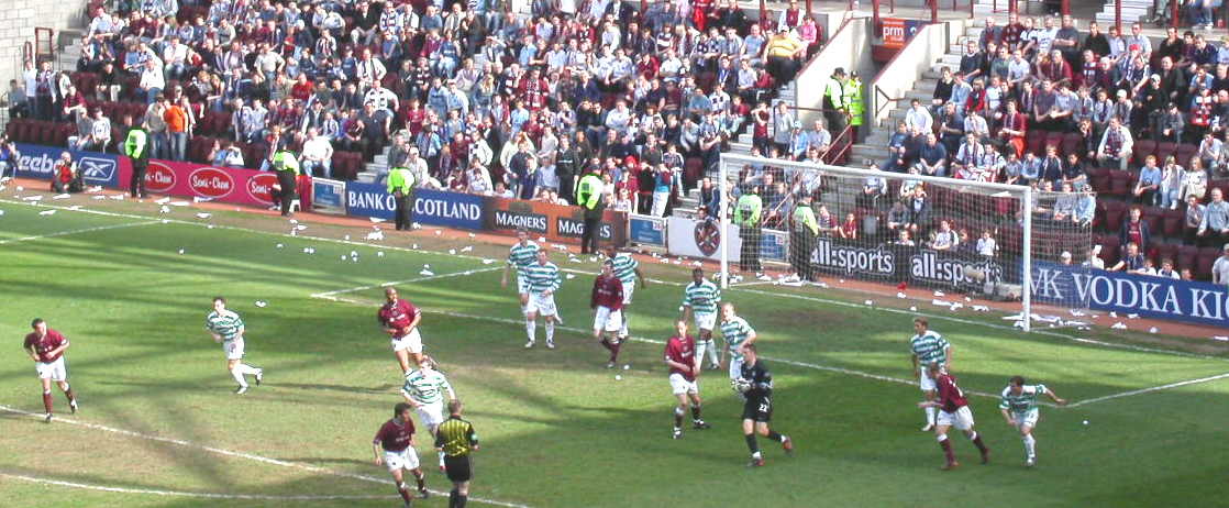 Sun 25 Apr 2004  Hearts 1  Celtic 1 