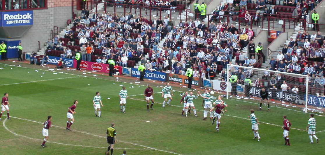 Sun 25 Apr 2004  Hearts 1  Celtic 1 