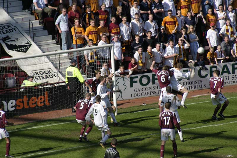 Sun 16 May 2004  Hearts 3  Motherwell 2 