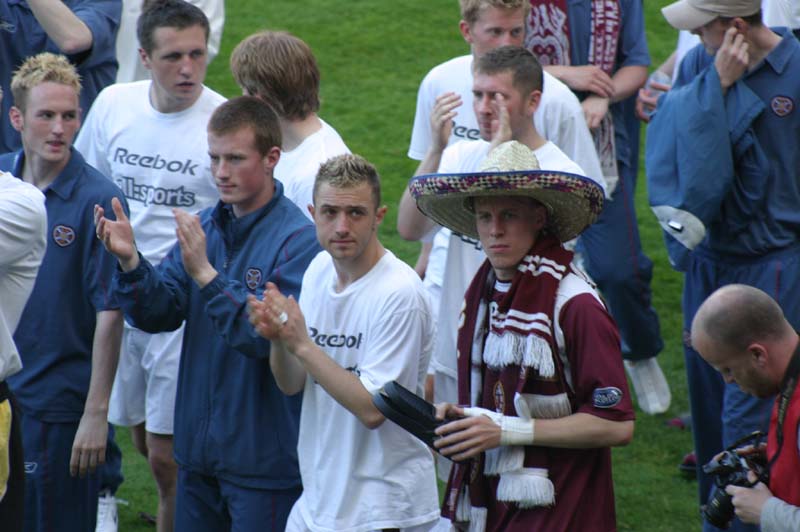 Sun 16 May 2004  Hearts 3  Motherwell 2 