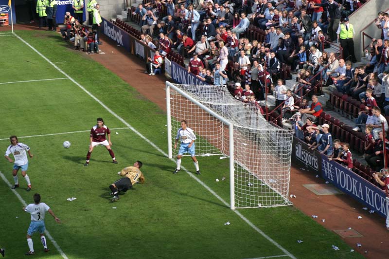 Sat 21 Aug 2004  Hearts 3  Kilmarnock 0 